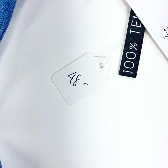 Dex off shoulder tencel chambray denim shirt S - Picture 6 of 12